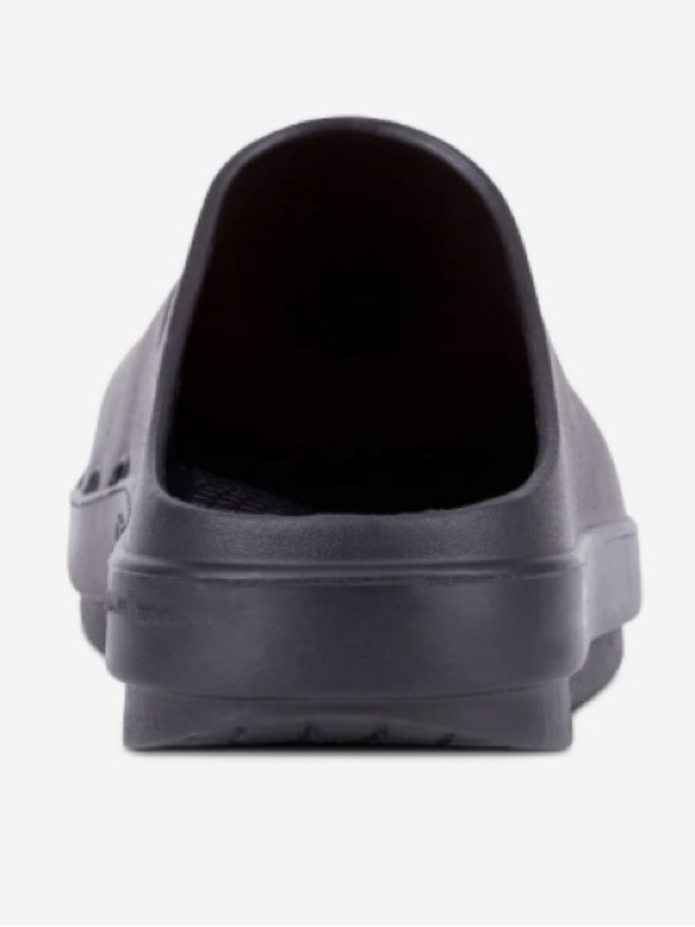 Runs  6.5 OOFOS OOCloog Women's Clog Slip-On in Black - Picture 4 of 6